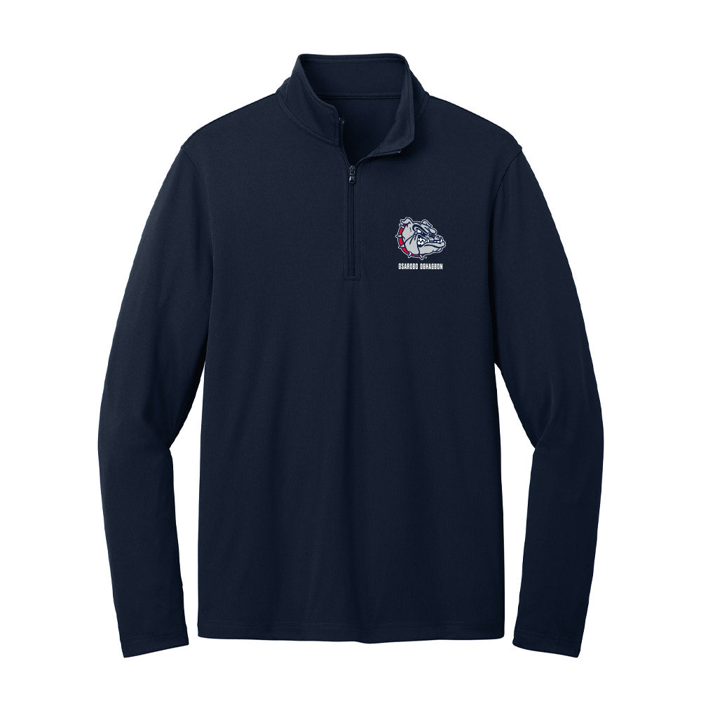Gonzaga - NCAA Women's Basketball : Christabel Osarobo Oghagbon - Lightweight Quarter Zip Jacket-0