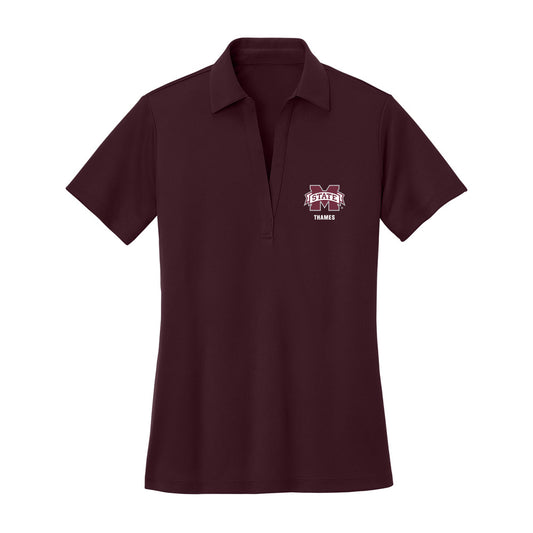 Mississippi State - NCAA Women's Soccer : Taylor Thames - Women's Activewear Polo Shirt-0