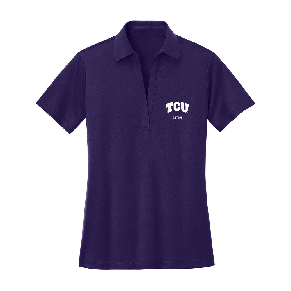 TCU - NCAA Baseball : Cole Eaton - Women's Activewear Polo Shirt-0