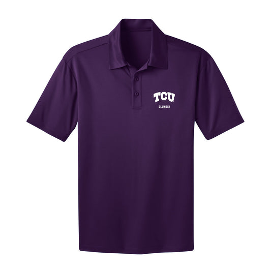 TCU - NCAA Men's Track & Field : Damilare Olukosi - Activewear Polo Shirt-0