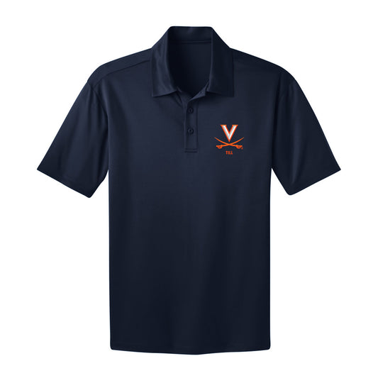 Virginia - NCAA Men's Lacrosse : Macklin Till - Activewear Polo Shirt-0