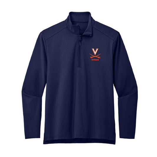 Virginia - NCAA Women's Soccer : Victoria Safradin - Premium Quarter Zip Jacket-0