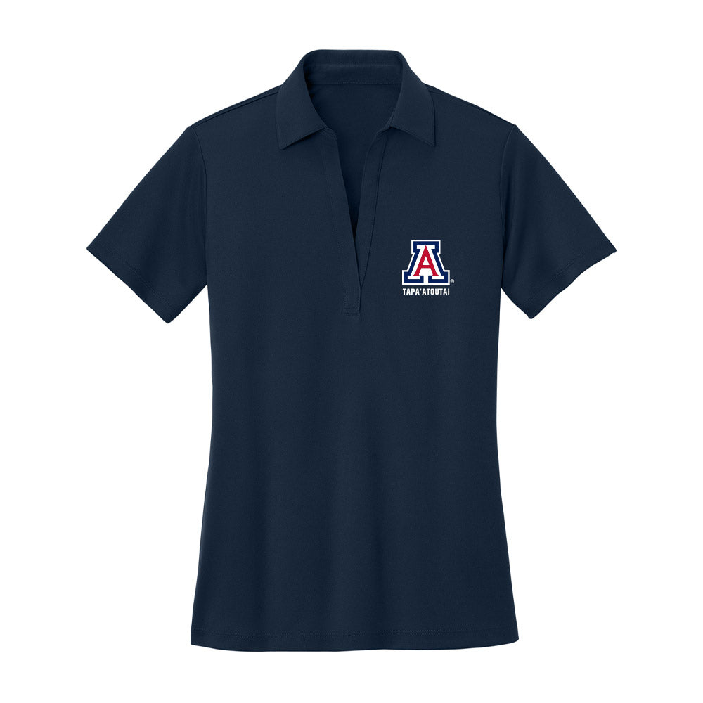 Arizona - NCAA Football : Siaosi Tapa'atoutai - Women's Activewear Polo Shirt-0