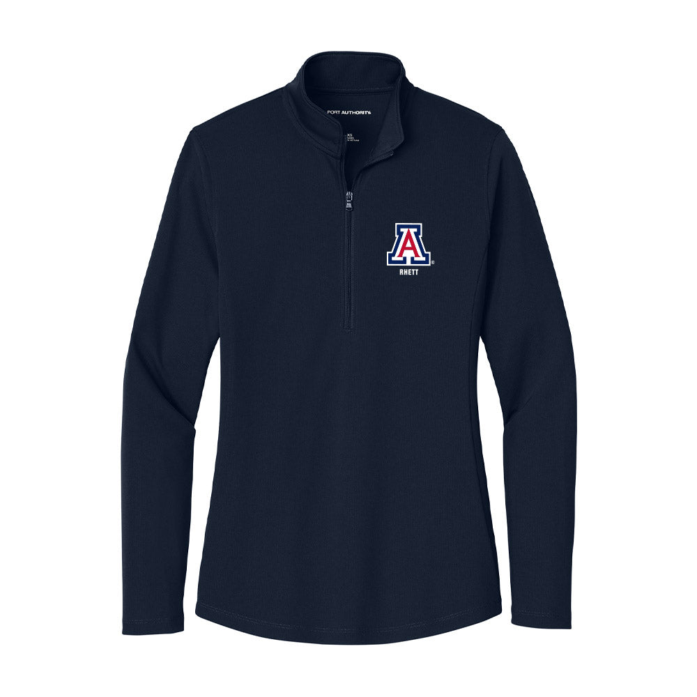 Arizona - NCAA Women's Track & Field : Morgan Rhett - Women's Lightweight Quarter Zip Jacket-0