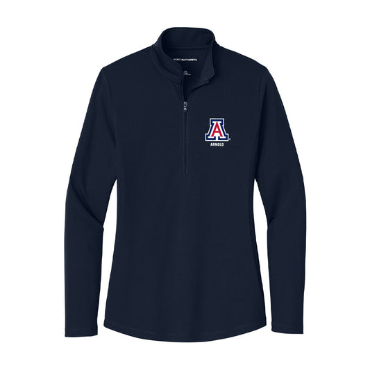 Arizona - NCAA Men's Basketball : Addison Arnold - Women's Lightweight Quarter Zip Jacket-0