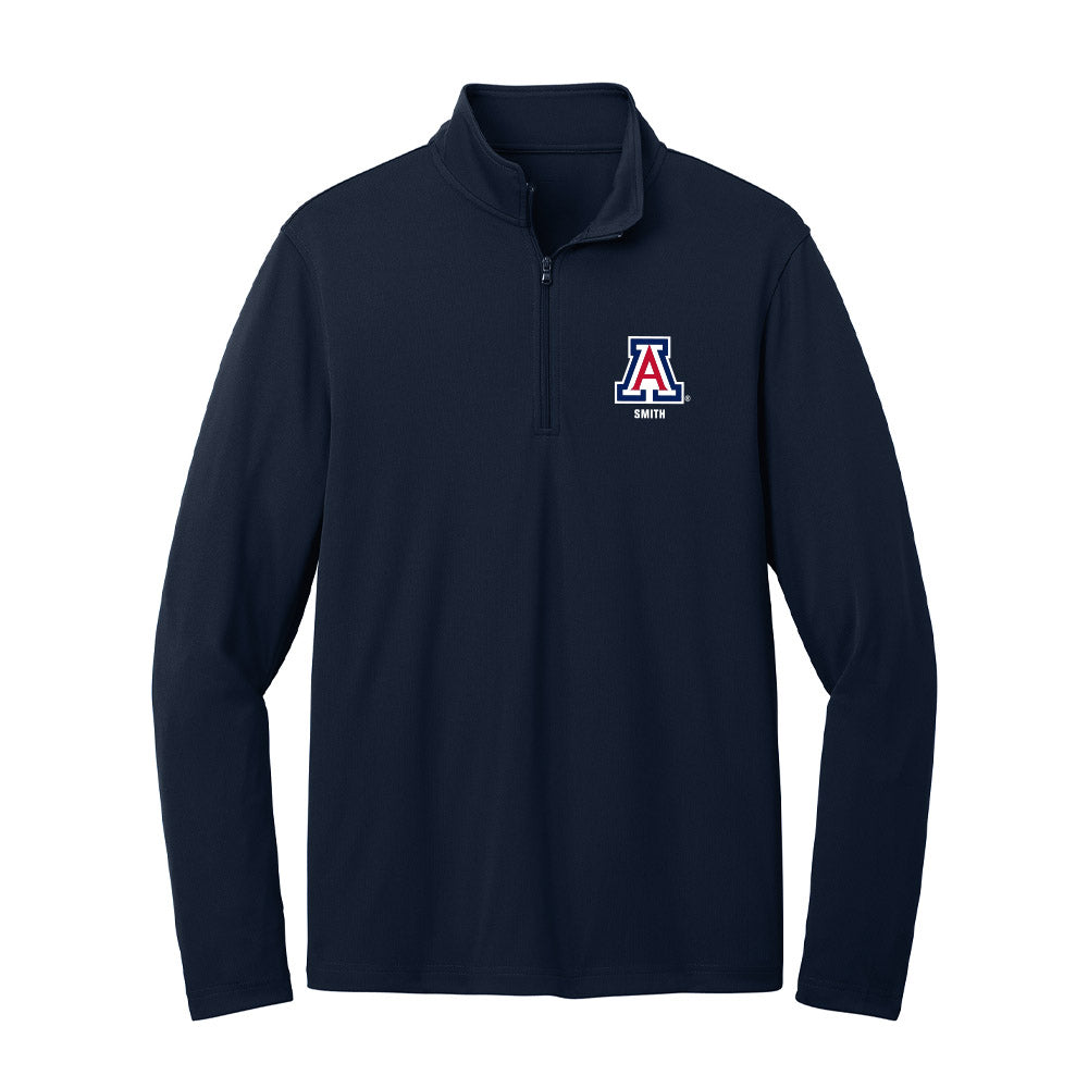 Arizona - NCAA Football : Genesis Smith - Lightweight Quarter Zip Jacket-0