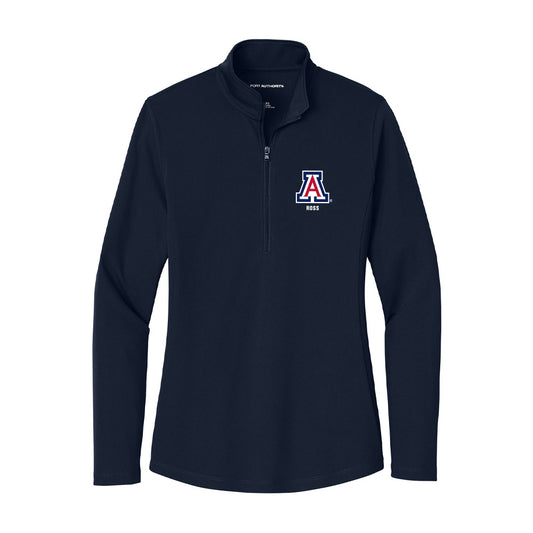 Arizona - NCAA Women's Basketball : Jorynn Ross - Women's Lightweight Quarter Zip Jacket-0