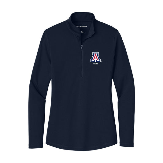 Arizona - NCAA Baseball : Garrett Hicks - Women's Lightweight Quarter Zip Jacket-0