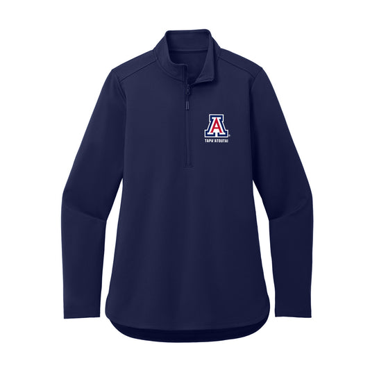 Arizona - NCAA Football : Siaosi Tapa'atoutai - Women's Premium Quarter Zip Jacket-0