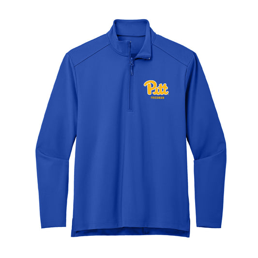 Pittsburgh - NCAA Football : Davin Friedman - Premium Quarter Zip Jacket-0