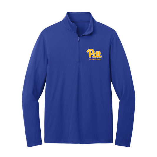 Pittsburgh - NCAA Women's Soccer : Weslee Istone-Haupt - Lightweight Quarter Zip Jacket-0