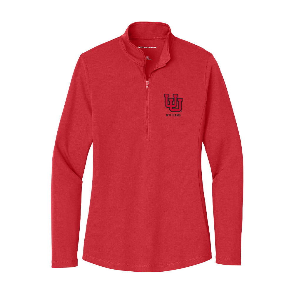 Utah - NCAA Football : Zacharyus Williams - Women's Lightweight Quarter Zip Jacket-0