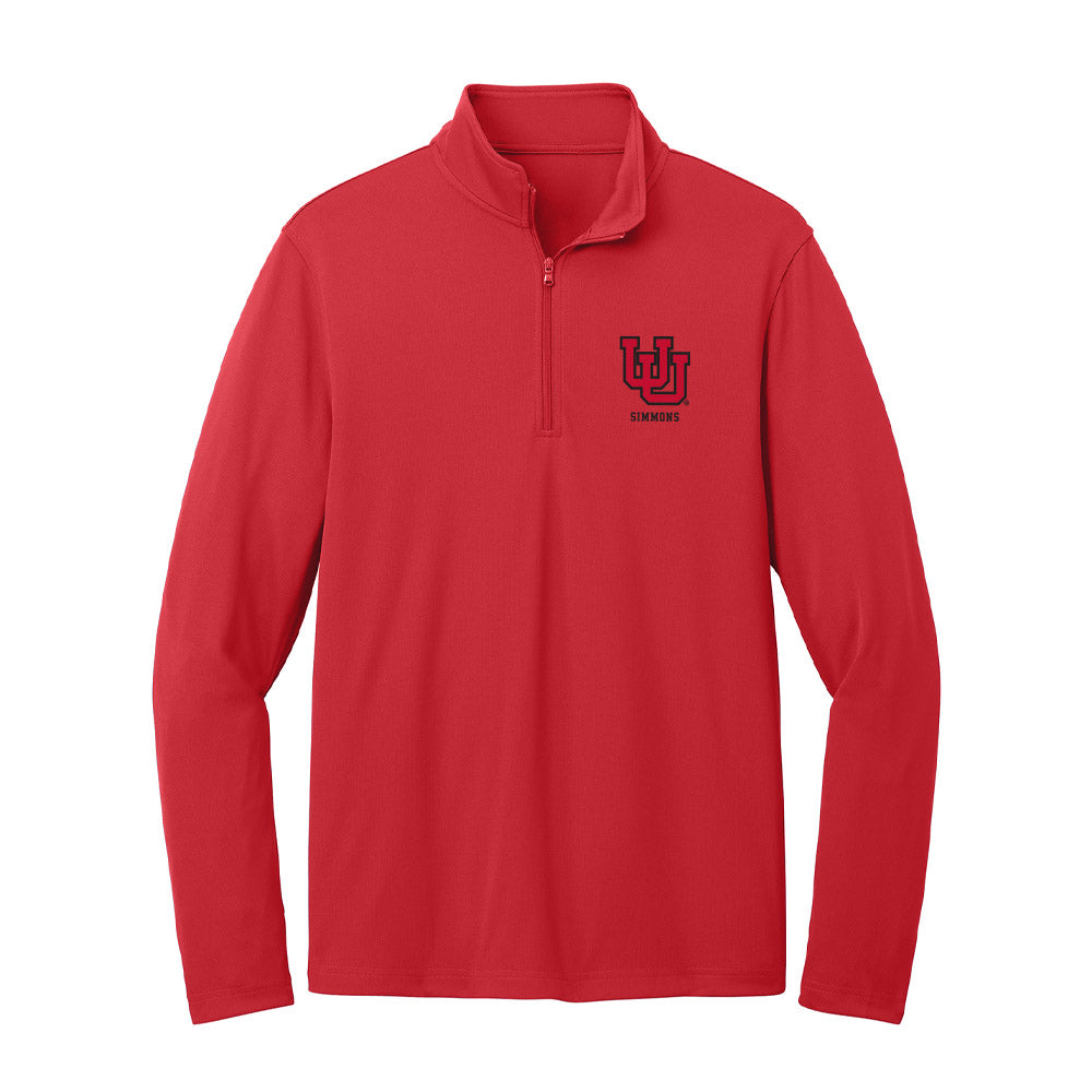 Utah - NCAA Football : Larry Simmons - Lightweight Quarter Zip Jacket-0