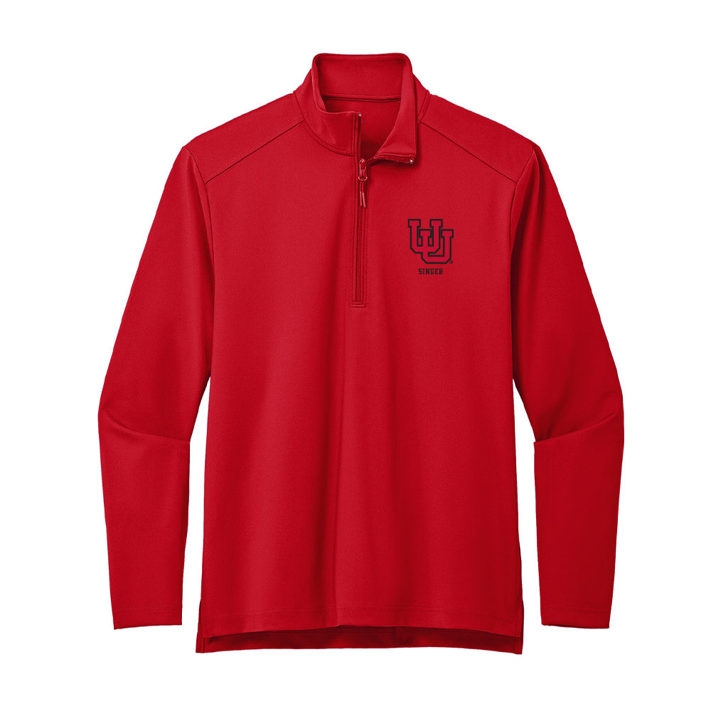 Utah - NCAA Football : Dorian Singer - Premium Quarter Zip Jacket-0