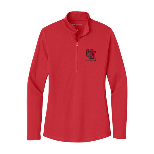 Utah - NCAA Men's Lacrosse : Luc Charbonnier - Women's Lightweight Quarter Zip Jacket-0