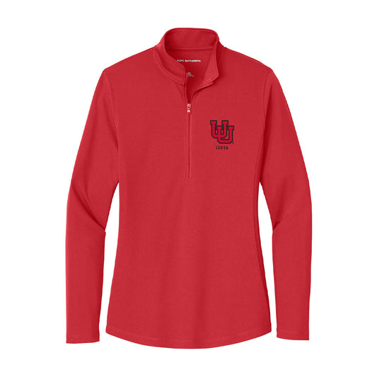 Utah - NCAA Football : Jonah Lea'ea - Women's Lightweight Quarter Zip Jacket-0