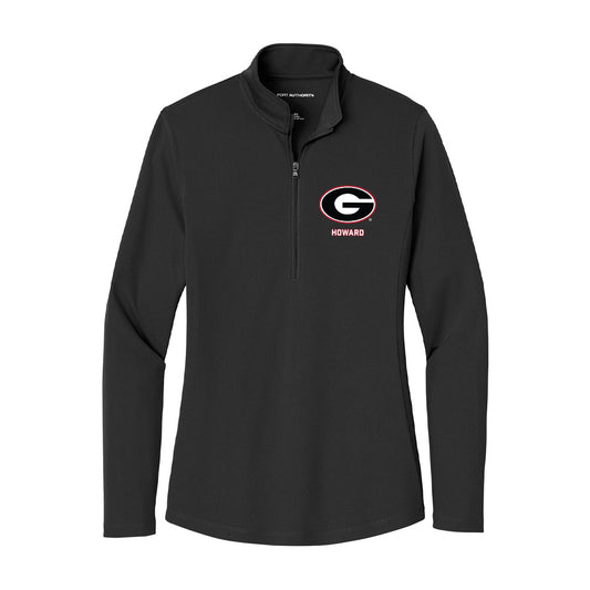 Georgia - NCAA Women's Gymnastics : Naya Howard - Women's Lightweight Quarter Zip Jacket-0