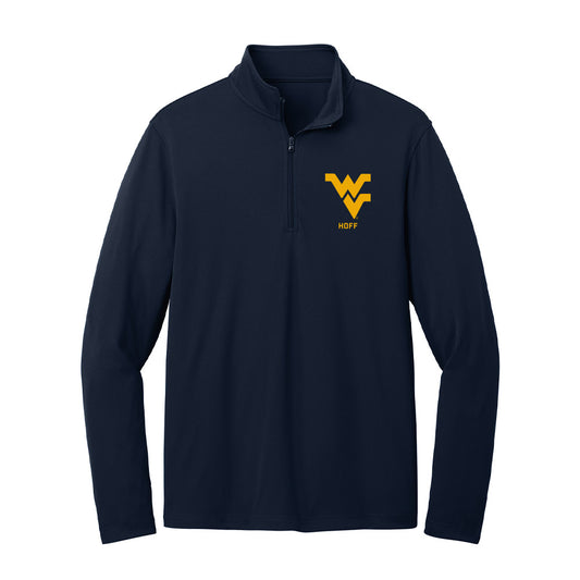 West Virginia - NCAA Baseball : Bryson Hoff - Lightweight Quarter Zip Jacket-0