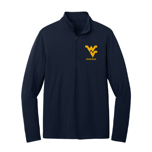 West Virginia - NCAA Women's Volleyball : Trinity Sheridan - Lightweight Quarter Zip Jacket-0
