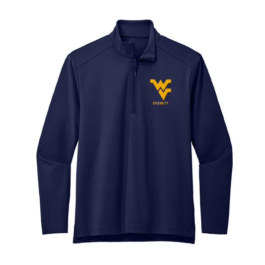 West Virginia - NCAA Women's Track & Field : Izayah Everett - Premium Quarter Zip Jacket-0