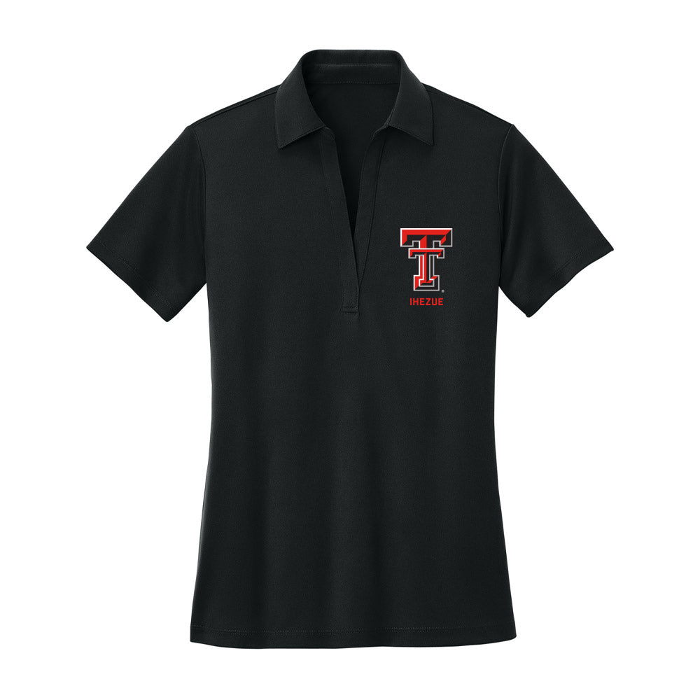 Texas Tech - NCAA Men's Track & Field : Nzube Ihezue - Women's Activewear Polo Shirt-0