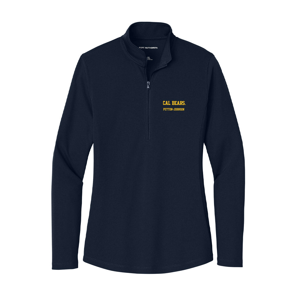 UC Berkeley - NCAA Softball : Nina Peyton-Johnson - Women's Lightweight Quarter Zip Jacket-0