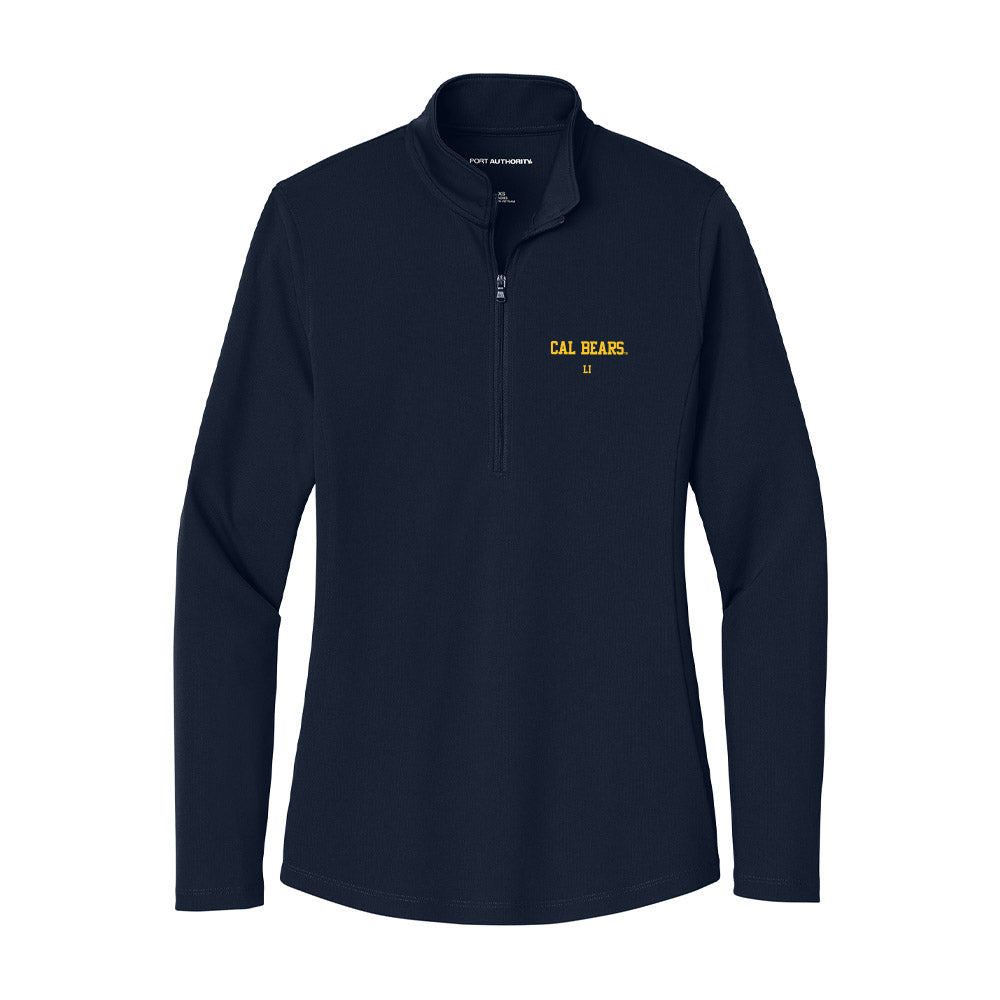 UC Berkeley - NCAA Women's Volleyball : Ashley Li - Women's Lightweight Quarter Zip Jacket-0