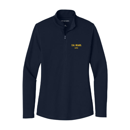 UC Berkeley - NCAA Baseball : Jordy Lopez - Women's Lightweight Quarter Zip Jacket-0