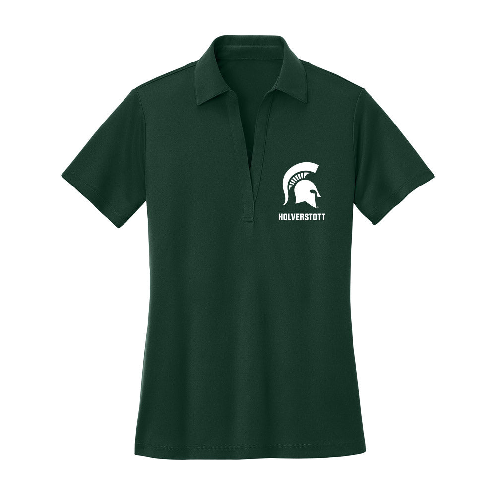 Michigan State - NCAA Softball : Sophie Holverstott - Women's Activewear Polo Shirt-0