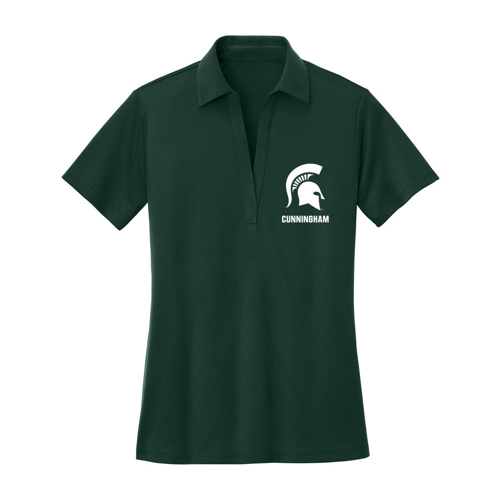 Michigan State - NCAA Softball : Ella Cunningham - Women's Activewear Polo Shirt-0