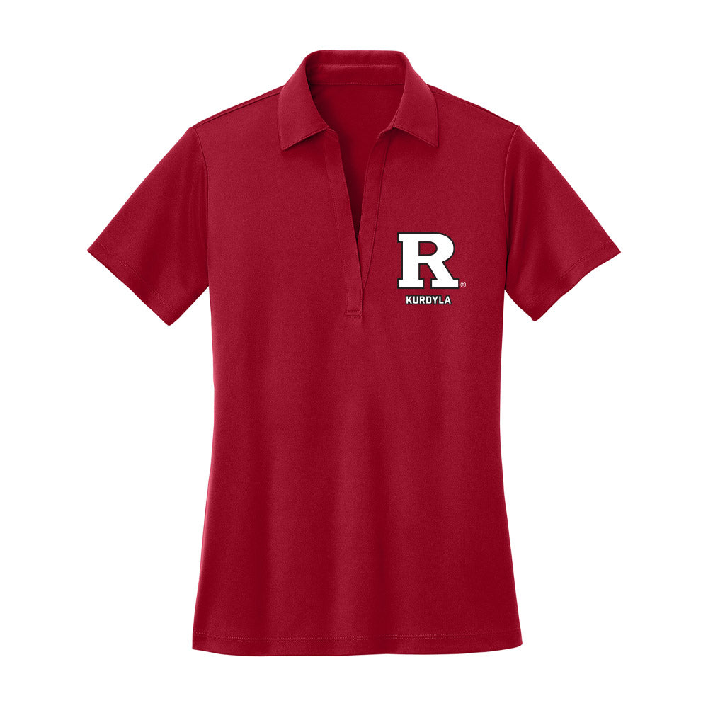 Rutgers - NCAA Men's Lacrosse : Brady Kurdyla - Women's Activewear Polo Shirt-0
