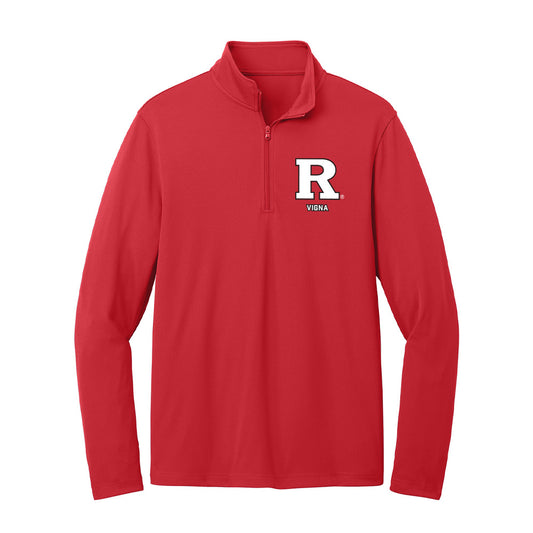 Rutgers - NCAA Football : Christopher Vigna - Lightweight Quarter Zip Jacket-0