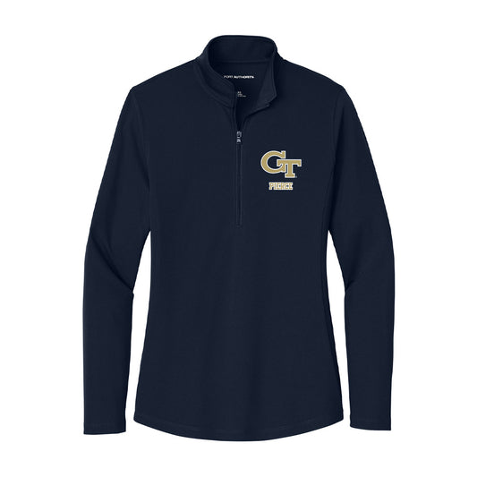 Georgia Tech - NCAA Women's Volleyball : Deandra Pierce - Women's Lightweight Quarter Zip Jacket-0