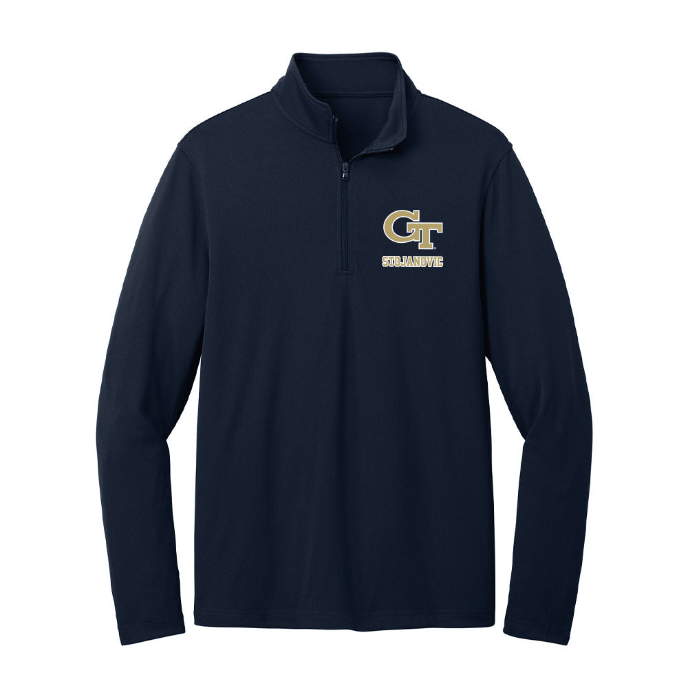 Georgia Tech - NCAA Women's Volleyball : Bjanka Stojanovic - Lightweight Quarter Zip Jacket-0