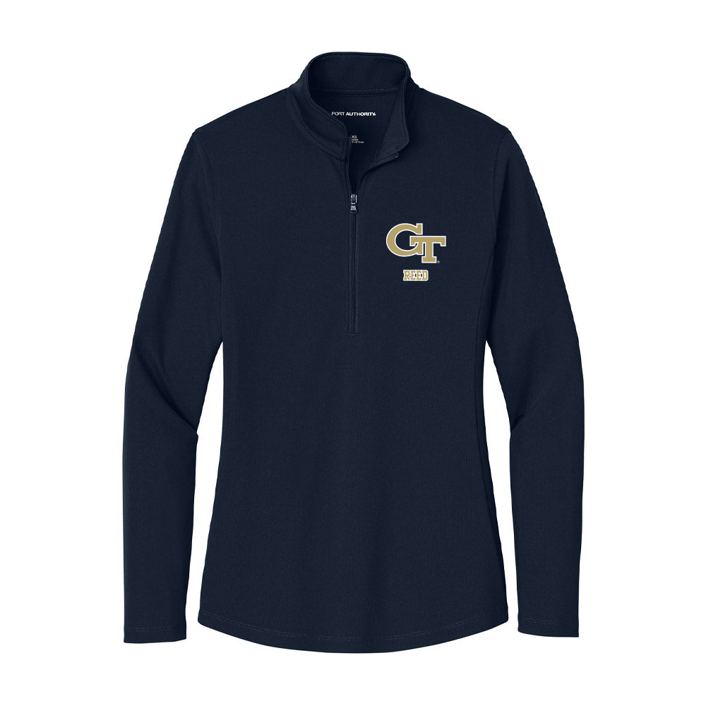 Georgia Tech - NCAA Football : William Reed - Women's Lightweight Quarter Zip Jacket-0