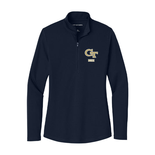 Georgia Tech - NCAA Women's Volleyball : Anna Boezi - Women's Lightweight Quarter Zip Jacket-0