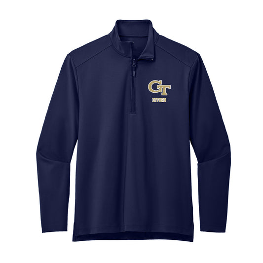 Georgia Tech - NCAA Football : Kyle Efford - Premium Quarter Zip Jacket-0