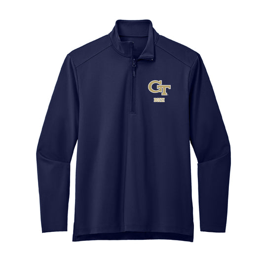 Georgia Tech - NCAA Women's Volleyball : Anna Boezi - Premium Quarter Zip Jacket-0