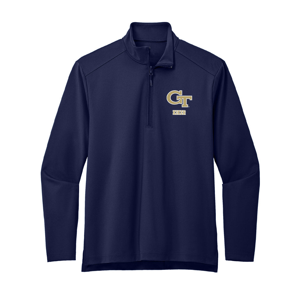 Georgia Tech - NCAA Football : Will Kiker - Premium Quarter Zip Jacket-0