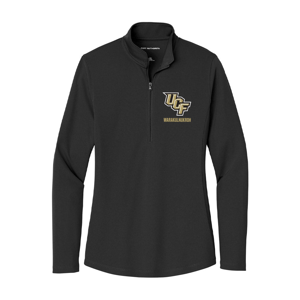 Central Florida - NCAA Men's Basketball : Poohpha Warakulnukroh - Women's Lightweight Quarter Zip Jacket-0