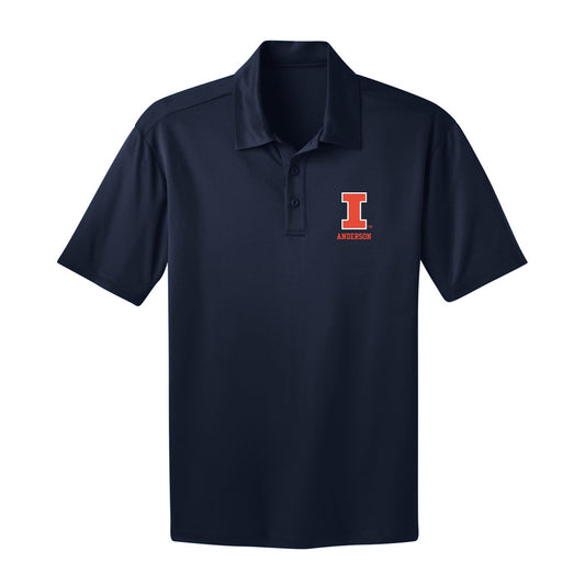 Illinois - NCAA Football : Jordan Anderson - Activewear Polo Shirt-0