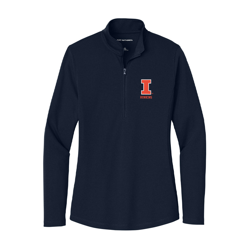 Illinois - NCAA Softball : Reese Hunkins - Women's Lightweight Quarter Zip Jacket-0