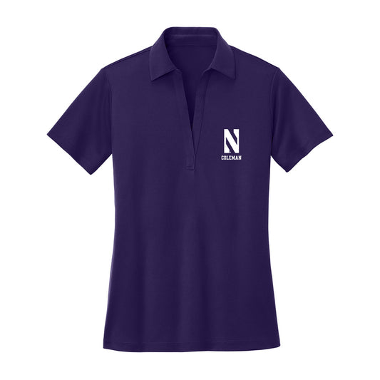 Northwestern - NCAA Football : Cullen Coleman - Women's Activewear Polo Shirt-0