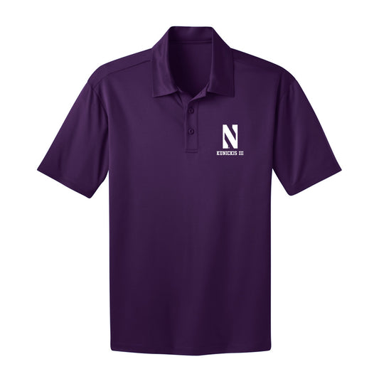 Northwestern - NCAA Football : Albert Kunickis III - Activewear Polo Shirt-0