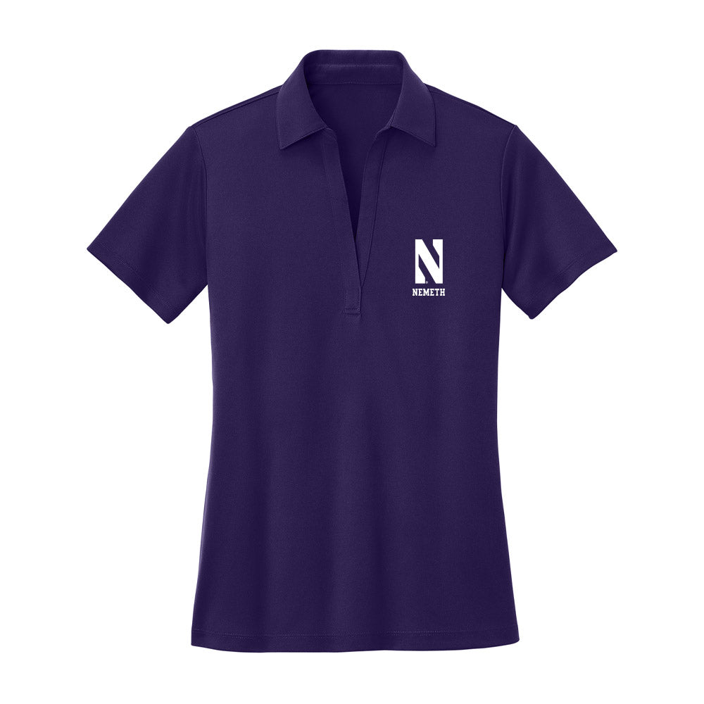 Northwestern - NCAA Women's Field Hockey : Eva Nemeth - Women's Activewear Polo Shirt-0