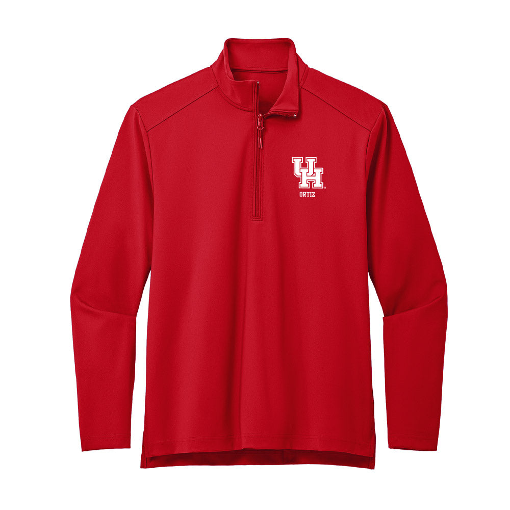 Houston - NCAA Women's Soccer : Nadia Ortiz - Premium Quarter Zip Jacket-0