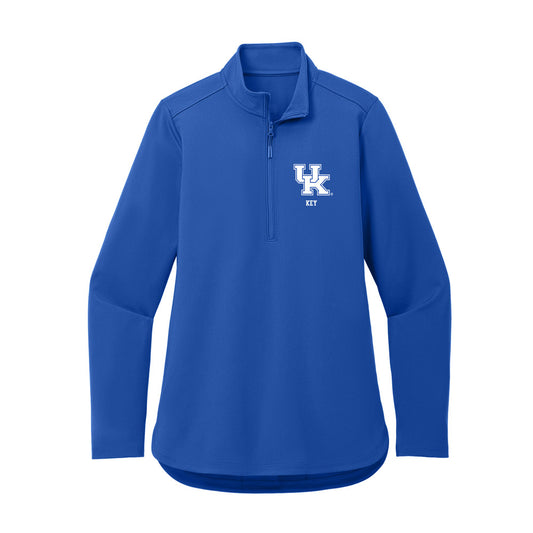 Kentucky - NCAA Women's Basketball : Teonni Key - Women's Premium Quarter Zip Jacket-0