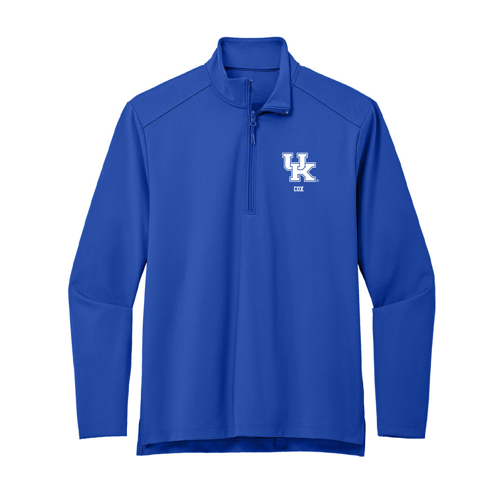 Kentucky - NCAA Football : Marques Cox - Premium Quarter Zip Jacket-0
