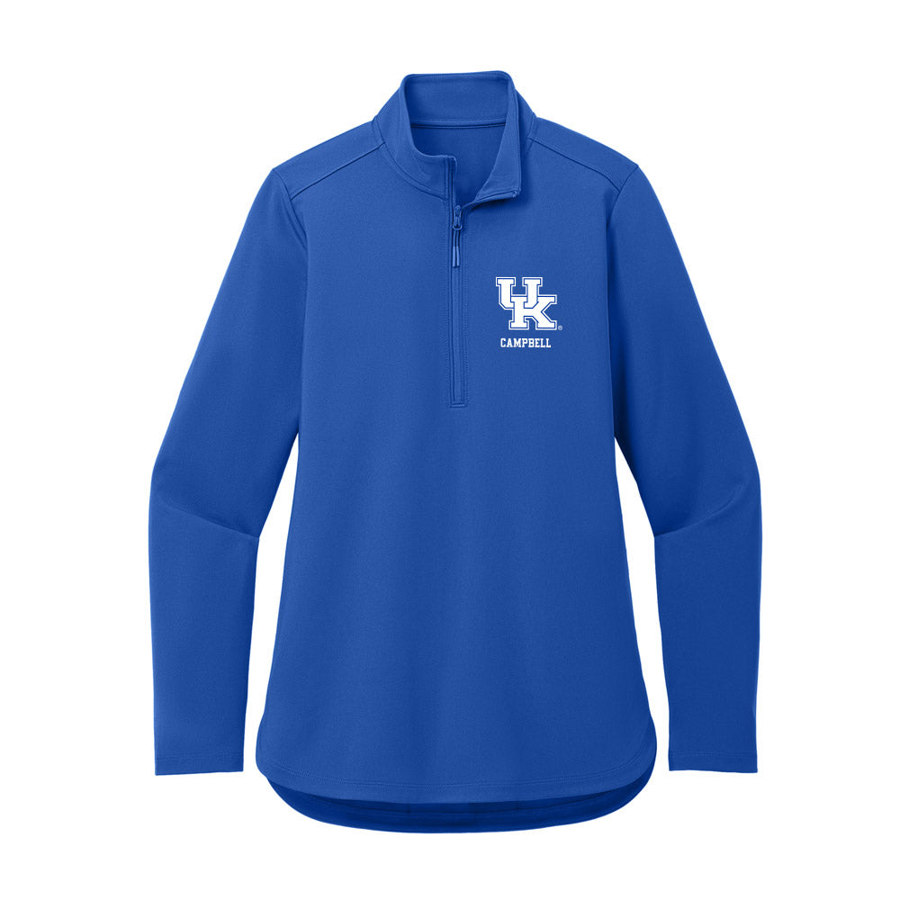 Kentucky - NCAA Women's Soccer : Kendall Campbell - Women's Premium Quarter Zip Jacket-0