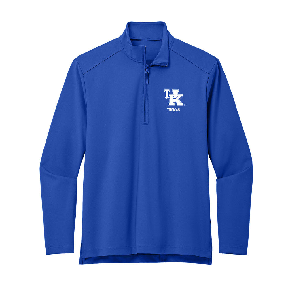 Kentucky - NCAA Football : Kevis Thomas - Premium Quarter Zip Jacket-0
